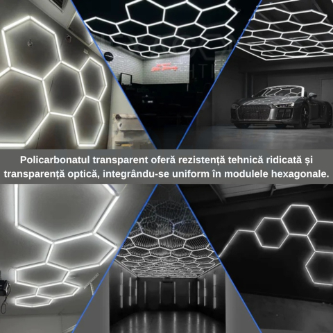 Conector Tip Y pentru Honeycomb Hexagon Light LED – Îmbinare Modulară Sistem Iluminat Garaj – LEDECK [5]