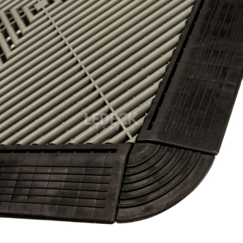 Colț Pardoseala Modulara Plastic PP – NEGRU [3]