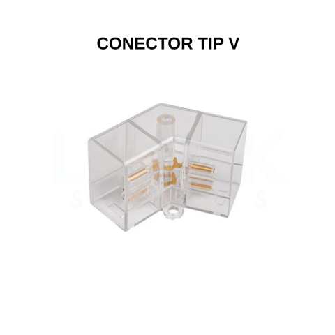 Conector Tip V pentru Honeycomb Hexagon Light LED – Îmbinare Modulară Sistem Iluminat Garaj – LEDECK [1]