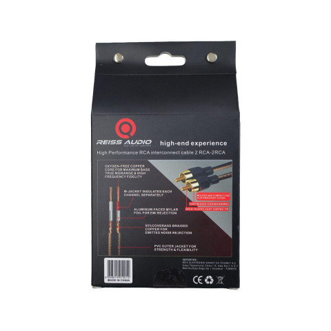 Cablu RCA stereo Reiss RS-GX3M 3m [2]
