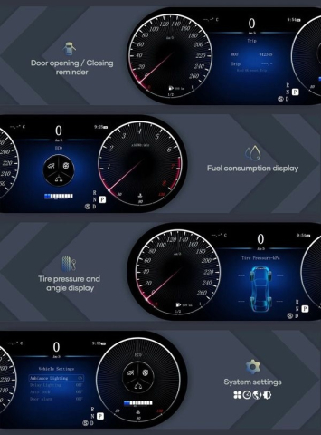 Ceasuri Digitale Mercedes CLA 2013-2018 [2]