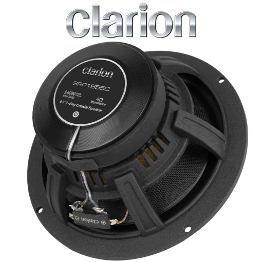 Difuzoare Auto Clarion, SRP1655C, Set coaxiale 2 cai, 6,5 inch, 60W RMS, 4Ω, 2 Difuzoare [2]