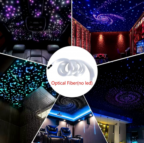 PLAFON INSTELAT - Fibra optica 550 fibre 0.5mm la 4m lungime