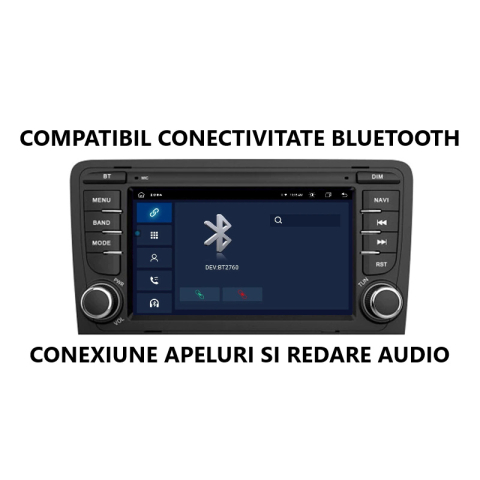 Navigatie Audi A3 2003-2011 7 inch 2GB 32GB 4 Core [3]