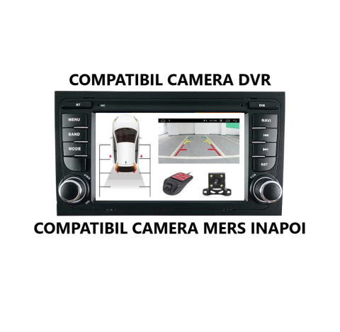 Navigatie Audi A4 B6 2000-2004 7 inch 2GB 32GB 4 Core [2]