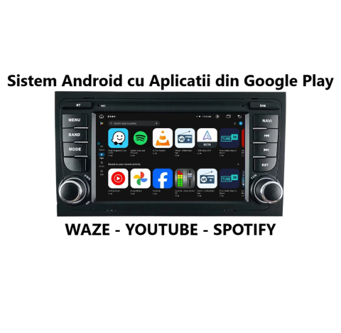 AUDI - Navigatie Audi A4 B7 2004-2008 7 inch 4GB 64GB 8 Core 4G