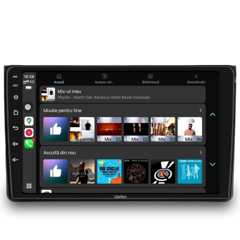 Navigatie CLARION Audi A4 B7 2004-2008 9 inch 4GB 64GB 4 CORE [3]