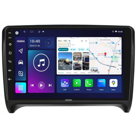 AUDI - Navigatie CLARION Audi TT 2006-2014 9 inch 4GB 64GB 8 CORE