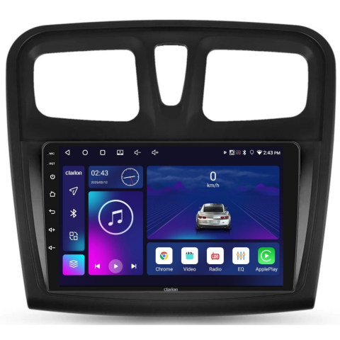 DACIA - Navigatie CLARION Dacia Logan 2 2012-2020 9 inch 4GB 64GB 4 CORE