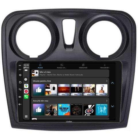 Navigatie CLARION Dacia Logan 2 2012-2020 9 inch 4GB 64GB 4 CORE [3]