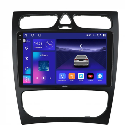 MERCEDES - Navigatie CLARION Mercedes Benz C CLASS W203 2000-2004 2K 8GB 256GB 8 CORE