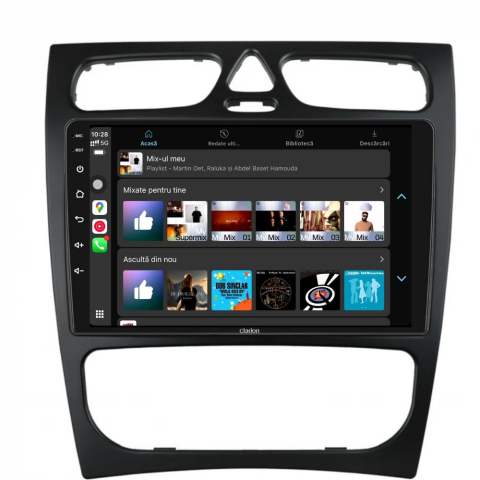 Navigatie CLARION Mercedes Benz C CLASS W203 2000-2004 9 inch 2GB 32GB 4 CORE [3]