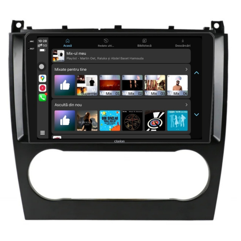 Navigatie CLARION Mercedes Benz C CLASS W203 2004-2007 2K 8GB 256GB 8 CORE [3]