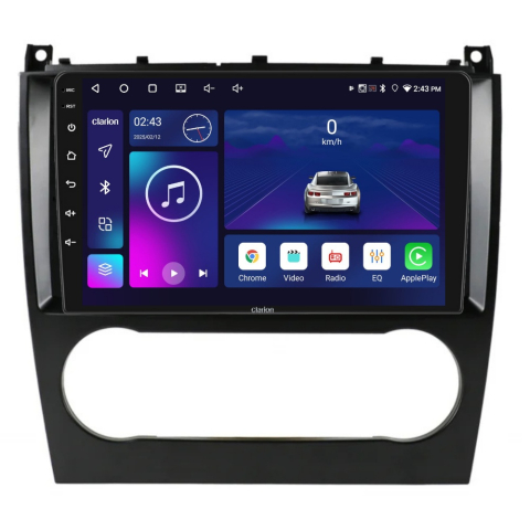 MERCEDES - Navigatie CLARION Mercedes Benz C CLASS W203 2004-2007 9 inch 2GB 32GB 4 CORE