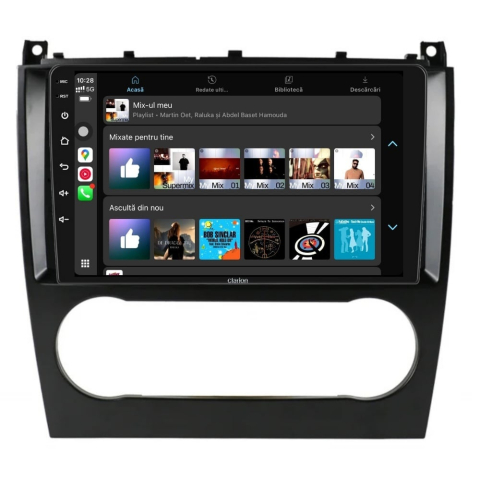 Navigatie CLARION Mercedes Benz C CLASS W203 2004-2007 9 inch 4GB 64GB 4 CORE [3]