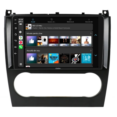 Navigatie CLARION Mercedes Benz C CLASS W203 2004-2007 9 inch 4GB 64GB 8 CORE [3]