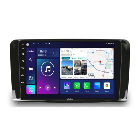 MERCEDES - Navigatie CLARION Mercedes Benz ML W164 2005-2012 9 inch 2GB 32GB 8 CORE