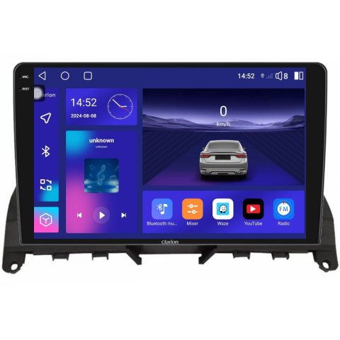 MERCEDES - Navigatie CLARION Mercedes C Klass W204 2007-2014 2K 8GB 256GB 8 CORE