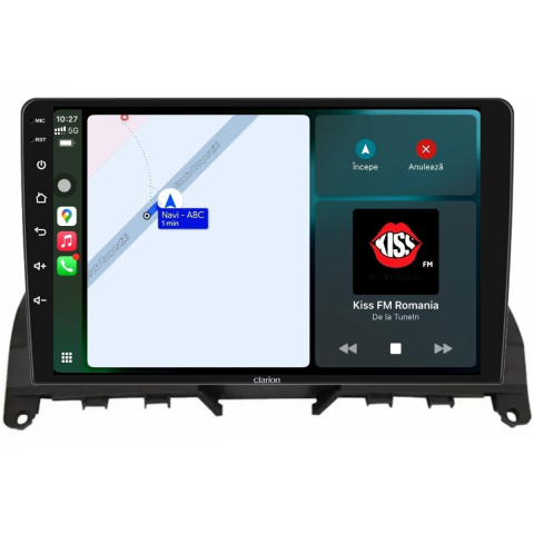 Navigatie CLARION Mercedes C Klass W204 2007-2014 9 inch 2GB 32GB 8 CORE [1]