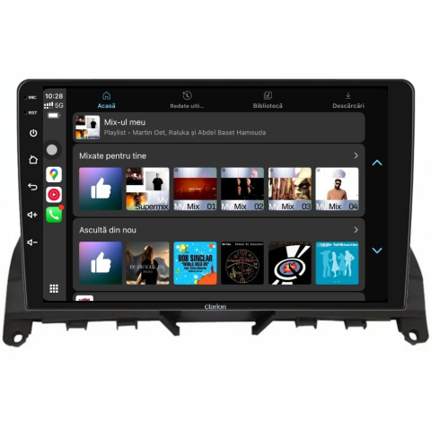 Navigatie CLARION Mercedes C Klass W204 2007-2014 9 inch 2GB 32GB 8 CORE [3]