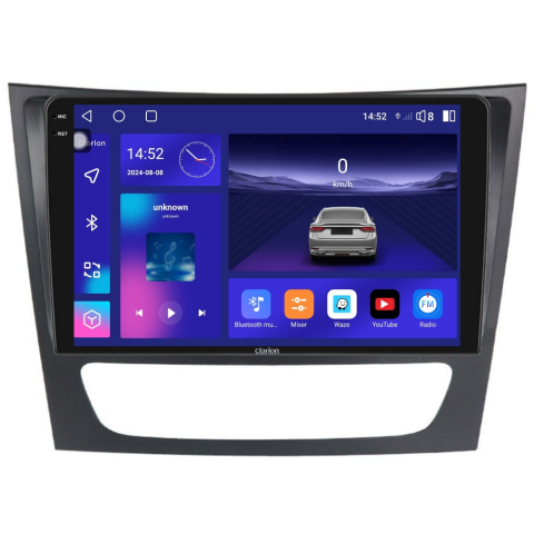 MERCEDES - Navigatie CLARION Mercedes E CLASS W211 2002-2009 2K 4GB 64GB 8 CORE