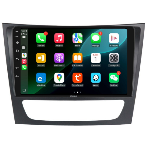 Navigatie CLARION Mercedes E CLASS W211 2002-2009 9 inch 4GB 64GB 8 CORE [2]