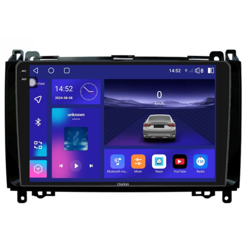 MERCEDES - Navigatie CLARION Mercedes Viano 2003-2014 2K 8GB 256GB 8 CORE