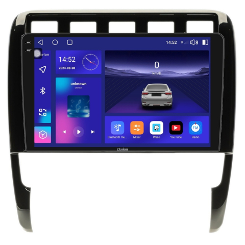 PORSCHE - Navigatie CLARION Porsche Cayenne 2003-2010 2K 8GB 256GB 8 CORE