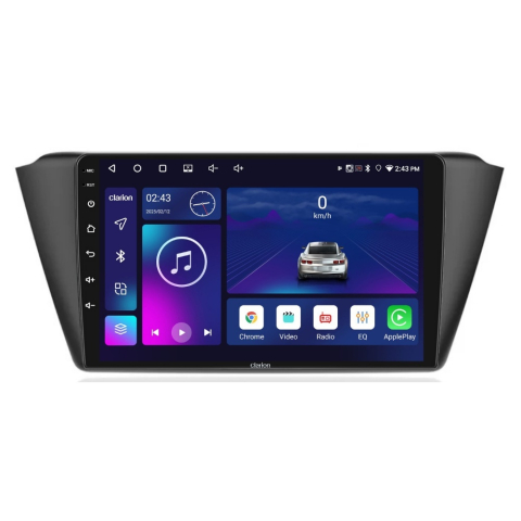 SKODA - Navigatie CLARION Skoda Fabia 3 2014-2021 9 inch 4GB 64GB 4 CORE