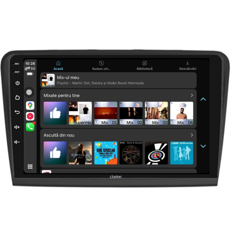 Navigatie CLARION Skoda Superb 2 2008-2015 10 inch 2GB 32GB 4 CORE [3]