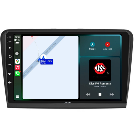 Navigatie CLARION Skoda Superb 2 2008-2015 10 inch 2GB 32GB 4 CORE [1]
