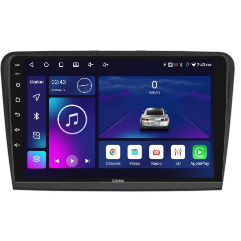 MULTIMEDIA - Navigatie CLARION Skoda Superb 2 2008-2015 10 inch 2GB 32GB 4 CORE