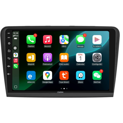 Navigatie CLARION Skoda Superb 2 2008-2015 10 inch 2GB 32GB 4 CORE [2]