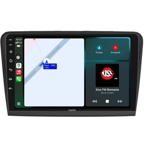 Navigatie CLARION Skoda Superb 2 2008-2015 10 inch 4GB 64GB 4 CORE [1]