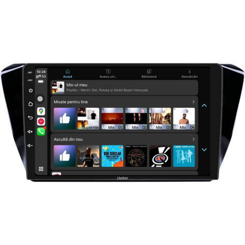 Navigatie CLARION Skoda Superb 3 2015-2019 10 inch 4GB 64GB 8 CORE [3]