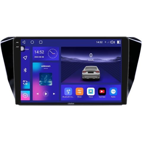 SKODA - Navigatie CLARION Skoda Superb 3 2015-2019 2K 8GB 256GB 8 CORE