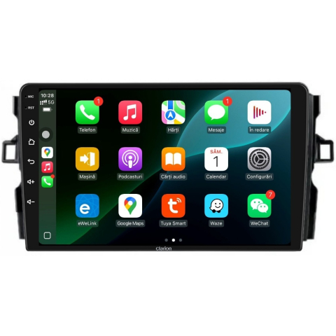 Navigatie CLARION Toyota Auris E15 2006-2012 9 inch 4GB 64GB 4 CORE [2]