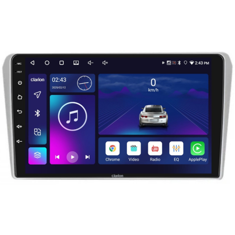 TOYOTA - Navigatie CLARION Toyota Avensis T25 2003-2009 9 inch 2GB 32GB 4 CORE