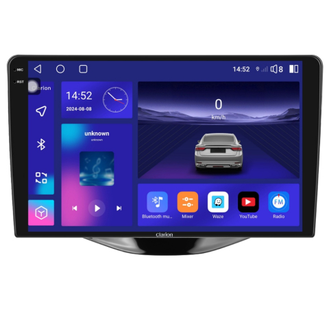 TOYOTA - Navigatie CLARION Toyota Aygo 2014-2022 2K 4GB 64GB 8 CORE