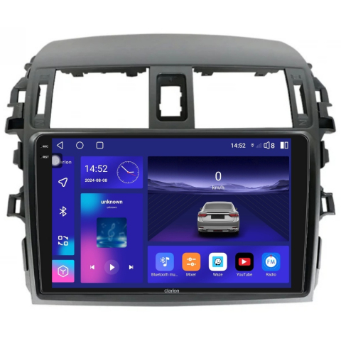 TOYOTA - Navigatie CLARION Toyota Corolla E15 2007-2013 2K 8GB 256GB 8 CORE