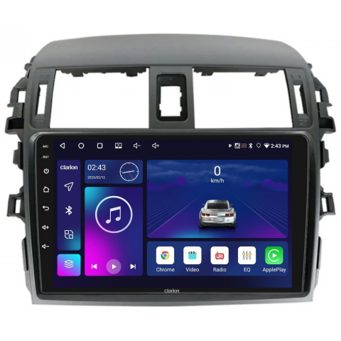 TOYOTA - Navigatie CLARION Toyota Corolla E15 2007-2013 9 inch 4GB 64GB 4 CORE