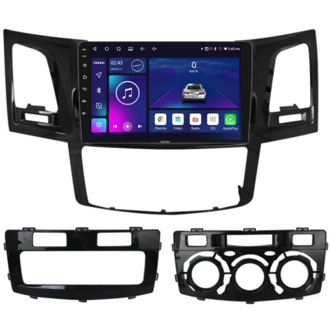 TOYOTA - Navigatie CLARION Toyota Hilux 2005-2015 9 inch 4GB 64GB 4 CORE