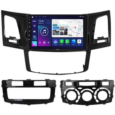 TOYOTA - Navigatie CLARION Toyota Hilux 2005-2015 9 inch 4GB 64GB 8 CORE