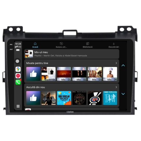 Navigatie CLARION Toyota Land Cruser Prado J12 2002-2010 2K 8GB 256GB 8 CORE [3]