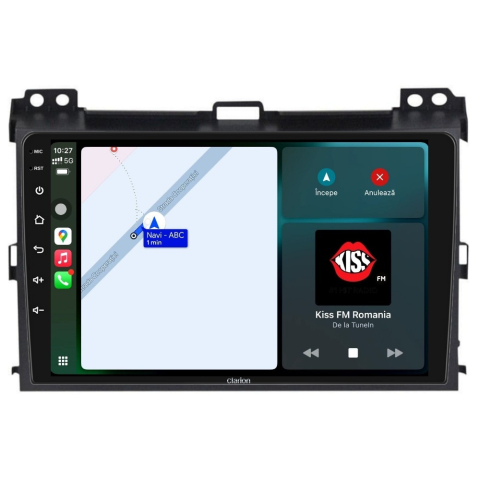 Navigatie CLARION Toyota Land Cruser Prado J12 2002-2010 9 inch 4GB 64GB 4 CORE [1]