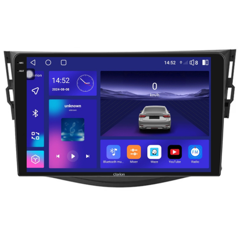 TOYOTA - Navigatie CLARION Toyota Rav4 2005-2012 2K 4GB 64GB 8 CORE