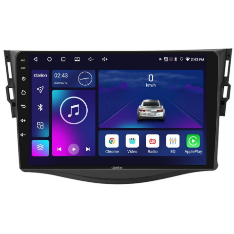 TOYOTA - Navigatie CLARION Toyota Rav4 2005-2012 9 inch 2GB 32GB 4 CORE