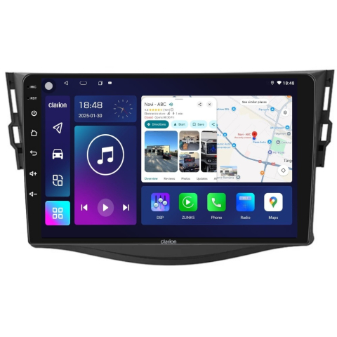 TOYOTA - Navigatie CLARION Toyota Rav4 2005-2012 9 inch 2GB 32GB 8 CORE
