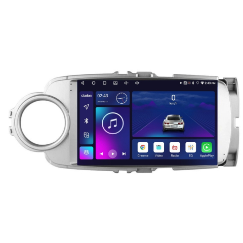 TOYOTA - Navigatie CLARION Toyota Yaris P13 2011-2018 9 inch 4GB 64GB 4 CORE