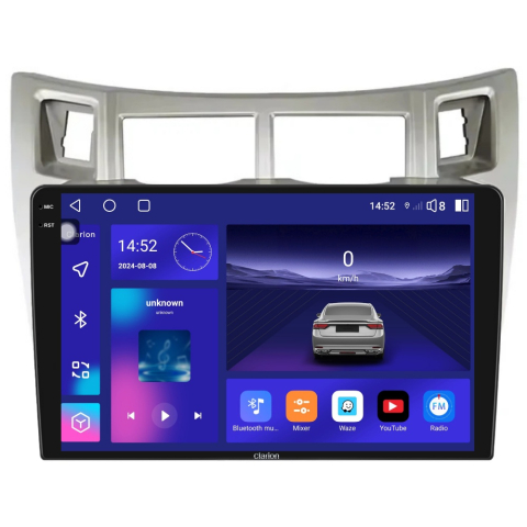 TOYOTA - Navigatie CLARION Toyota Yaris P9 2005-2015 2K 4GB 64GB 8 CORE